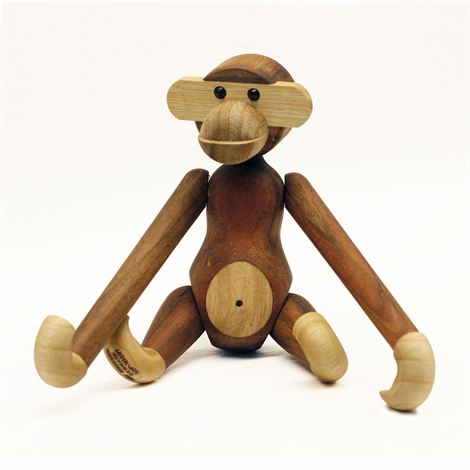 Wooden Monkey designed by Kay Bojesen - 1951 for Rosendahl Copenhagen